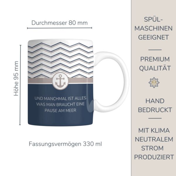 Tasse Maritim Pause Am Meer Kuestenglueck Info