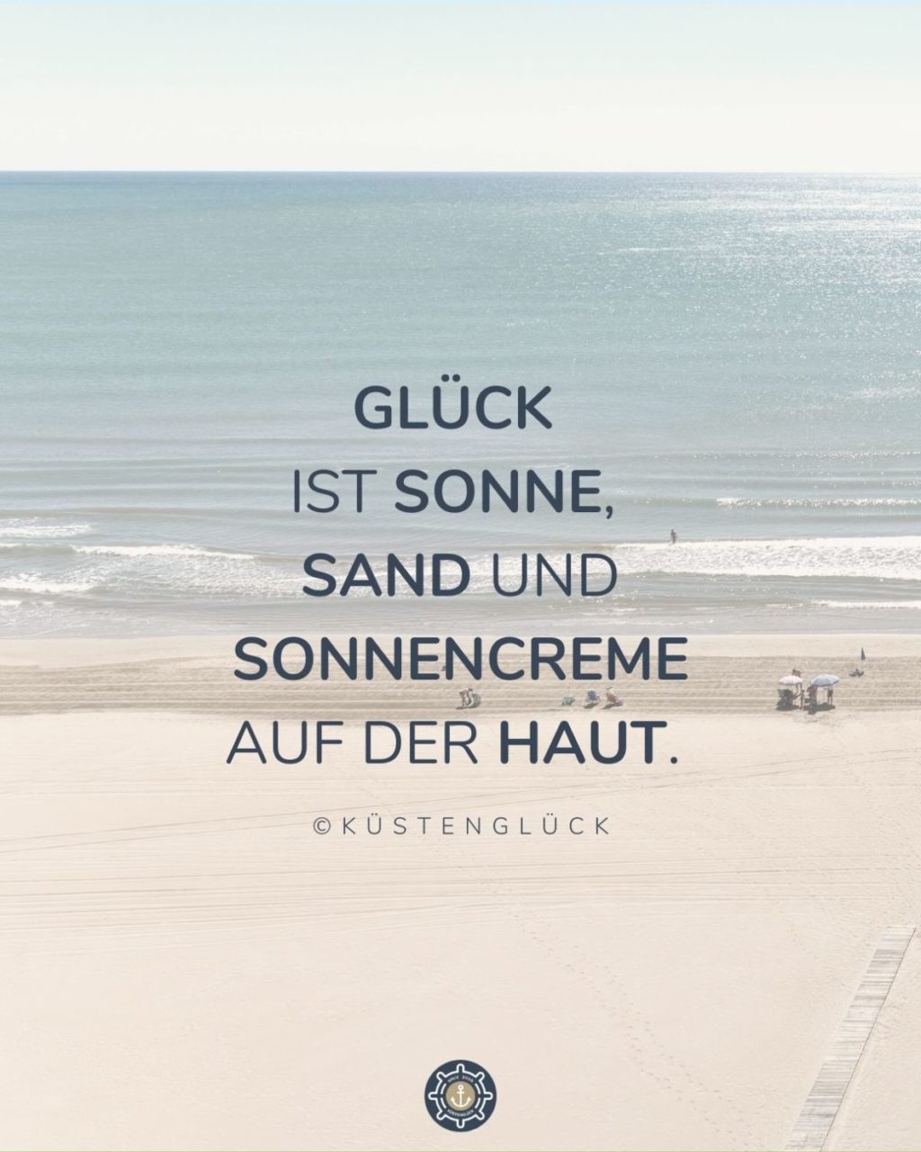 Meer Sprüche Urlaub Sand Strand Kuestenglueck