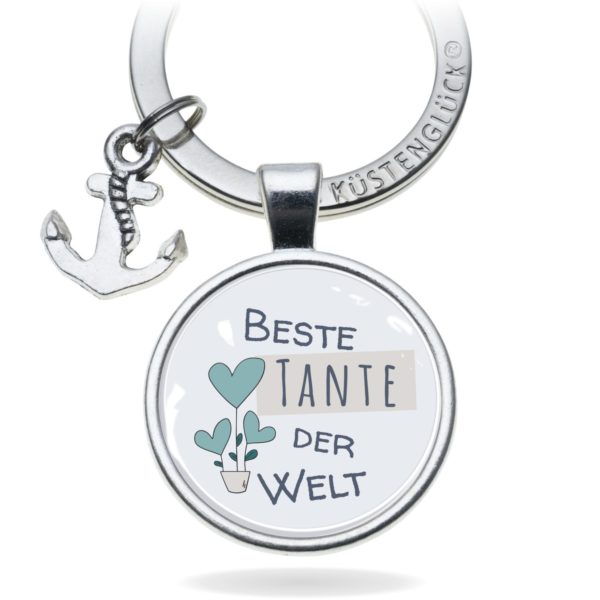 Schlüsselanhänger Geschenk Familie Freude Beste Tante Kuestenglueck