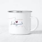 Emaille Tasse Freude Und Liebe Lieblingsmensch Kuestenglueck