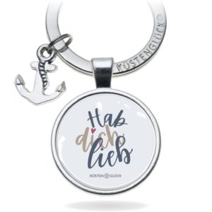 Schlüsselanhänger Geschenk Liebe Hab Dich Lieb Kuestenglueck