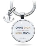 Schlüsselanhänger Geschenk Liebe Ohne Dich Kuestenglueck