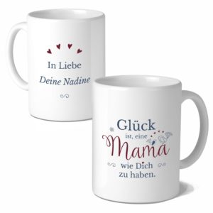 Personalisierte Tasse Muttertag Mit Wunschnamen Mama GlÜck, Geschenk, Geburtstag KÜstenglÜck
