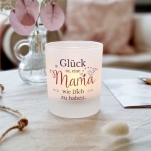 Personalisiertes Kerzenglas Muttertag Mit Wunschnamen Mama GlÜck, Geschenk, Geburtstag KÜstenglÜck