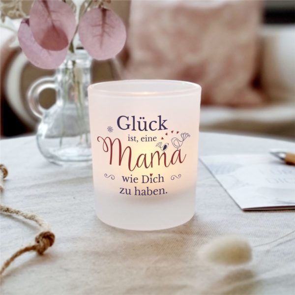 Personalisiertes Kerzenglas Muttertag Mit Wunschnamen Mama GlÜck, Geschenk, Geburtstag KÜstenglÜck