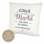 Personalisiertes Kissen Muttertag Mit Wunschnamen Mama GlÜck, Geschenk, Geburtstag KÜstenglÜck