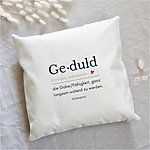 Geduld Definition Kissen Geschenk 1