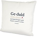 Geduld Definition Kissen Geschenk