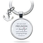 Geschenk Freundin Lieblingsfreundin Schlüsselanhänger Küstenglück