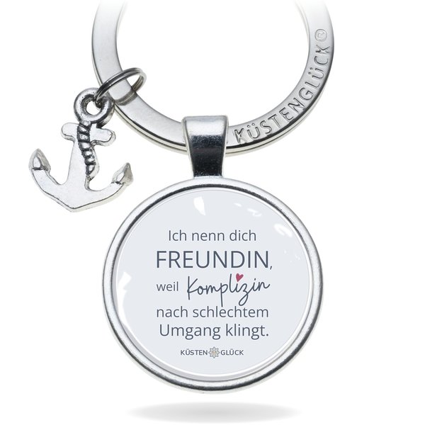 Geschenk Freundin Lieblingsfreundin Schlüsselanhänger Küstenglück