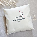 Viertelstündchen Kissen Geschenk 1