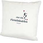 Viertelstündchen Kissen Geschenk