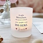 2personalisiertes Kerzenglas Mit Spruch Perfekt Ins Herz, Geschenkidee, Geburtstag KÜstenglÜck 3