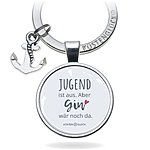 Geschenk Freundin Gin Schlüsselanhänger Küstenglück