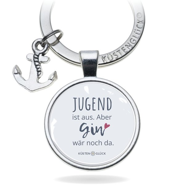 Geschenk Freundin Gin Schlüsselanhänger Küstenglück