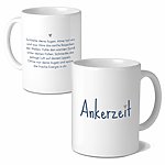 Tasse Ankerzeit, Geschenk, Geburtstag