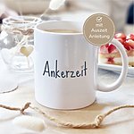 Tasse Ankerzeit, Geschenk, Geburtstag Button