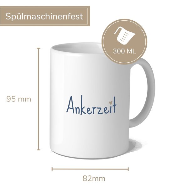 Tasse Ankerzeit, Geschenk, Geburtstag3