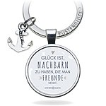 Geschenk Freunde Nachbarglück Schluesselanhaenger Kuestenglueck