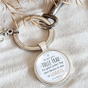 Geschenk Freundin Tolle Frau Schluesselanhaenger Kuestenglueck