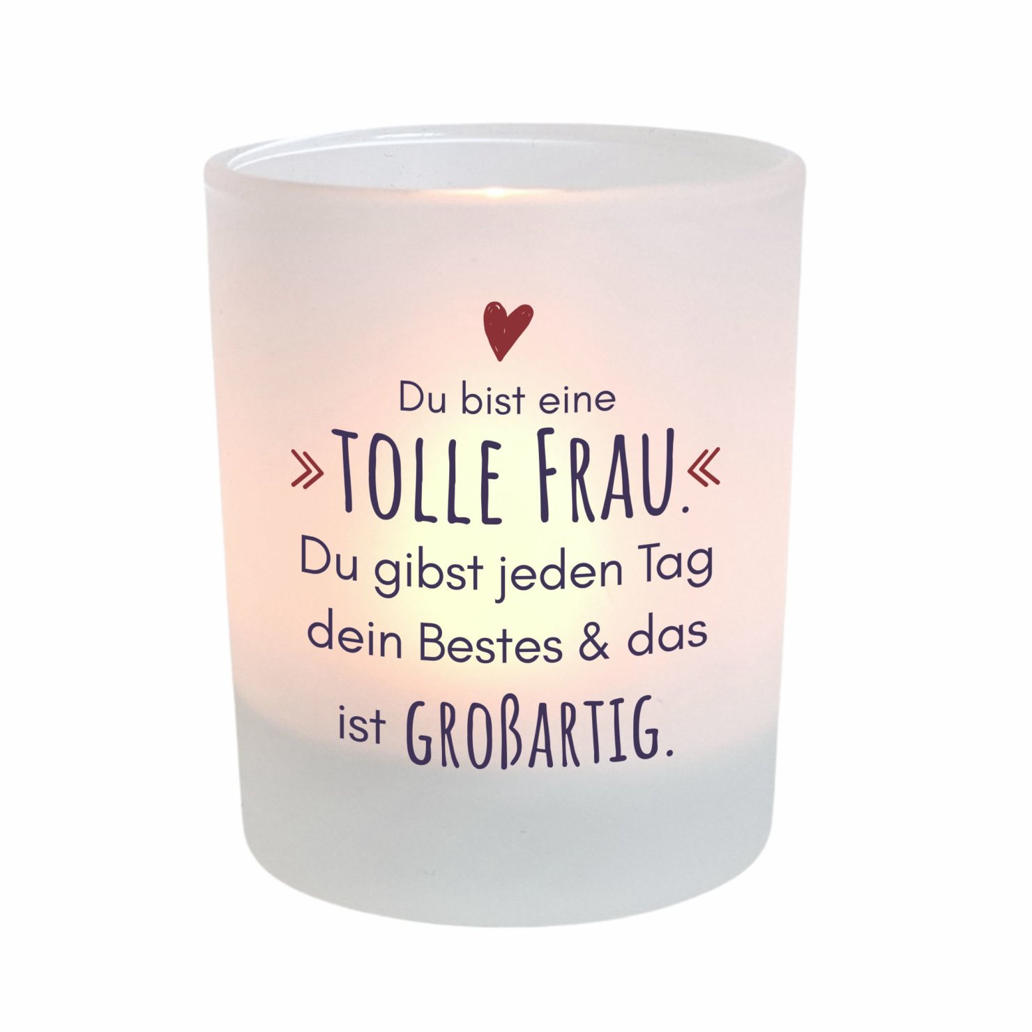 Kerzenglas Tolle Frau