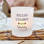 Kerzenglas Geburtstag Geschenk Freunde Kuestenglueck
