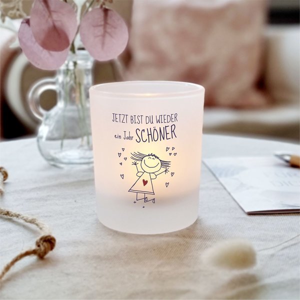 Kerzenglas Geburtstag Geschenk Freunde Kuestenglueck