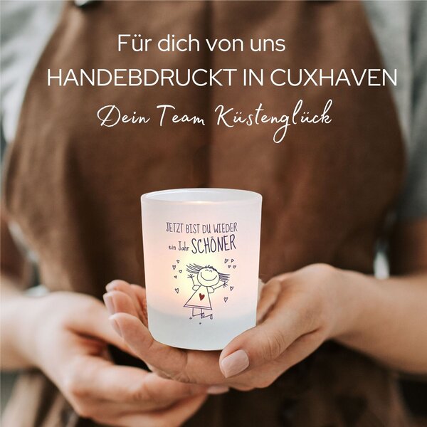 Kerzenglas Geburtstag Geschenk Freunde Kuestenglueck 7