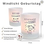 Kerzenglas Geburtstag Geschenk Freunde Kuestenglueck Beschreibung