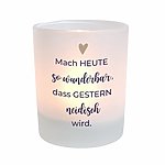Kerzenglas Mutmacher Wunderbar Geschenk Geburtstag Kuestenglueck