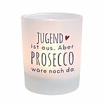 Windlicht Freude Prosecco Kuestenglueck