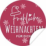 Aufkleber Fröhliche Weihnachten Küstenglück4