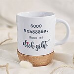 Tasse Kork So Schön, Geschenk, Geburtstag