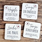 Untersetzer Gute Laune Diy Lustig Geschenk Tischdeko Kuestenglueck