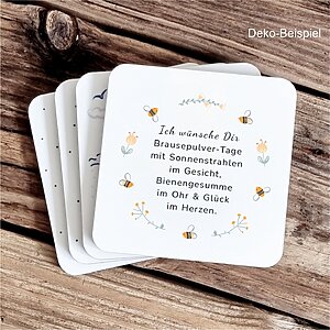 Untersetzer Gute Laune Brausepulver Geschenk Tischdeko Kuestenglueck