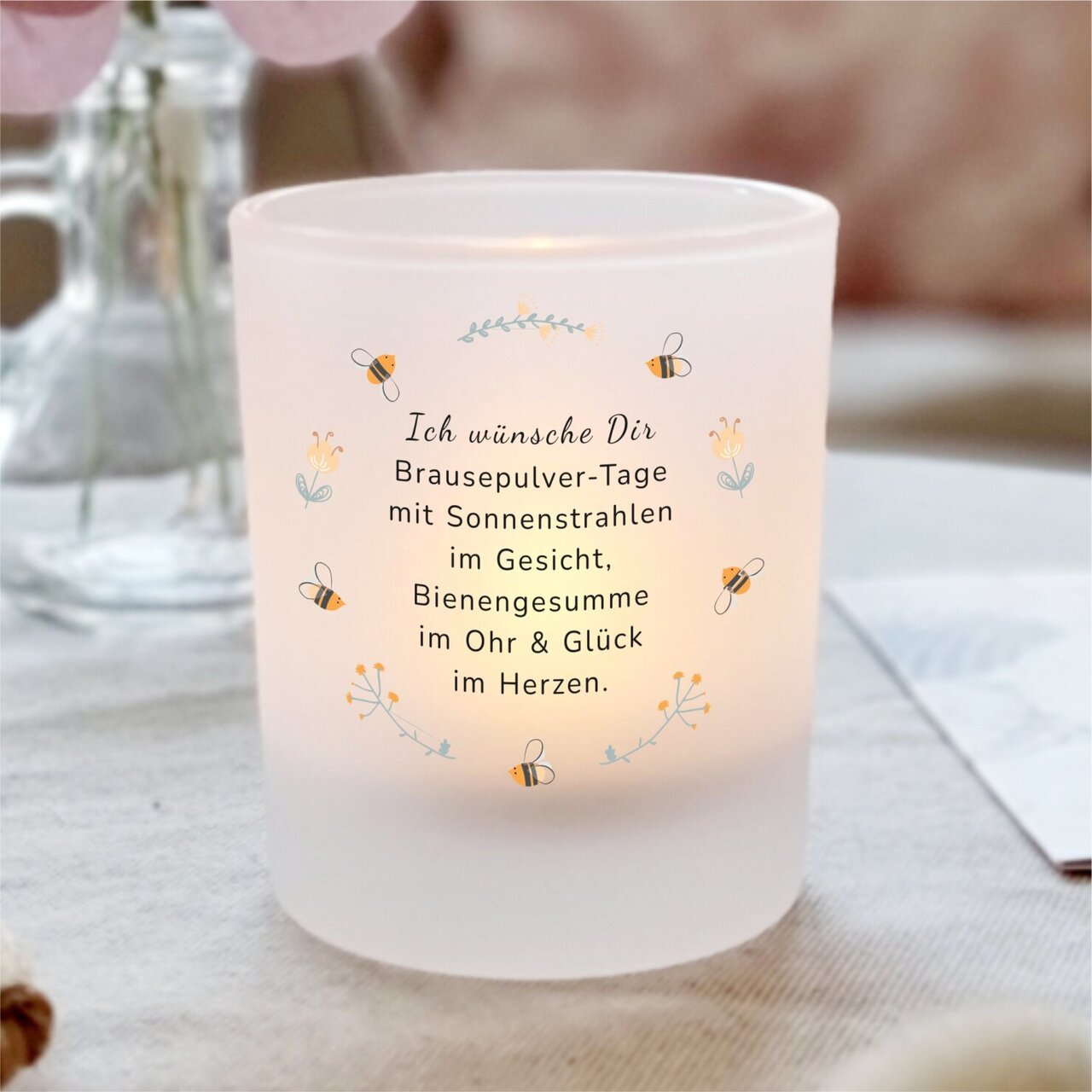 Adventskalender To Go mit Holzaufsteller - KÜSTENGLÜCK