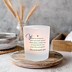 Windlicht Glas Kleine Aufmunterung Geschenk Geburtstag Motivation Teelichthalter Kerze Kuestenglueck2