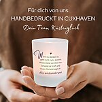 Windlicht Glas Kleine Aufmunterung Geschenk Geburtstag Motivation Teelichthalter Kerze Kuestenglueck4