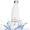 Thermosflasche Edelstahl Trinkflasche 500ml Am Strand Weiß Kuestenglueck
