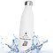 Thermosflasche Edelstahl Trinkflasche 500ml Strandkorb Therapie Weiß Kuestenglueck
