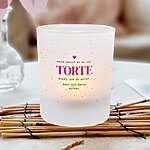 Kerzenglas Torte Geschenk Geburtstag Freude Kuestenglueck