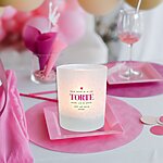 Windlicht Torte Geburtstag Lustiger Spruch Witziges Geschenk Frau Pink Kerze5