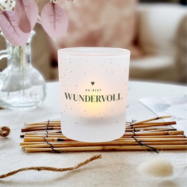 Windlicht Wundervoll Geschenk Freude Kuestenglueck