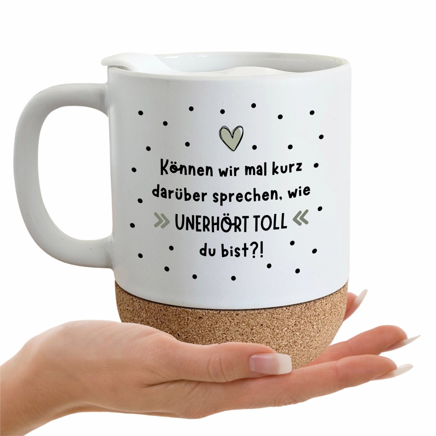 Tasse Kork Können Wir Mal Kurz Geschenk, Liebe Kuestenglueck